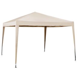 VonHaus Ivory Heavy Duty Pop Up Gazebo 3m x 3m in Beige - thumbnail 6