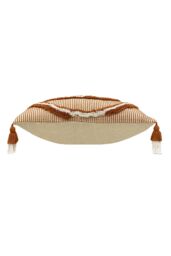 Furn Rainbow Tuft Tasselled Cushion in Red - Size: 30 cm x 50 cm - thumbnail 3