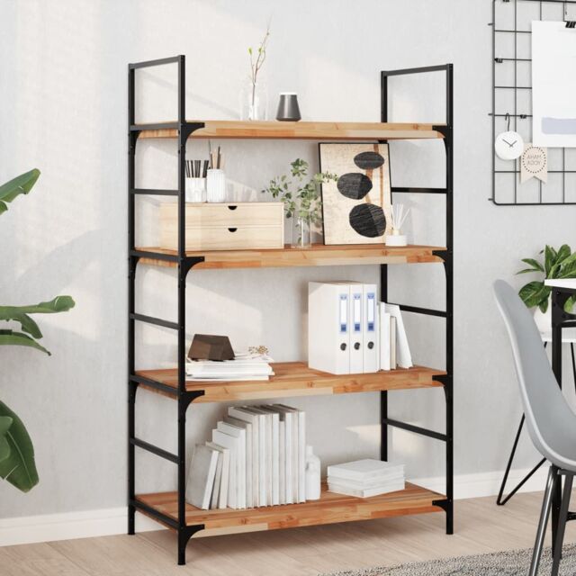 Berkfield Home Floating Shelf 80x40x4 cm Oil Finished Solid Wood Acacia in Brown - Size: 80 x 40 x 4 cm - image 1