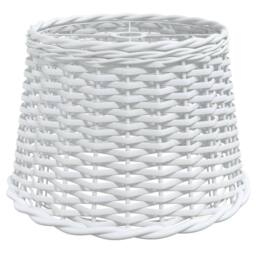 Berkfield Home Ceiling Lamp Shade White √ò40x26 cm Wicker - Size: 40x26 cm