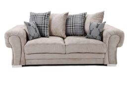 Furniture 786 Verona Scatter Back 3+2 Seater Sofa Set in Beige - thumbnail 3