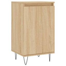 Berkfield Home Sideboard Sonoma Oak 40x35x70 cm Engineered Wood in Light Oak - Size: 40 x 35 x 70 cm - thumbnail 1