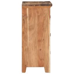 Berkfield Home Side Cabinet 55x33x75 cm Solid Wood Acacia in Brown - Size: 55 x 33 x 75 cm - thumbnail 5