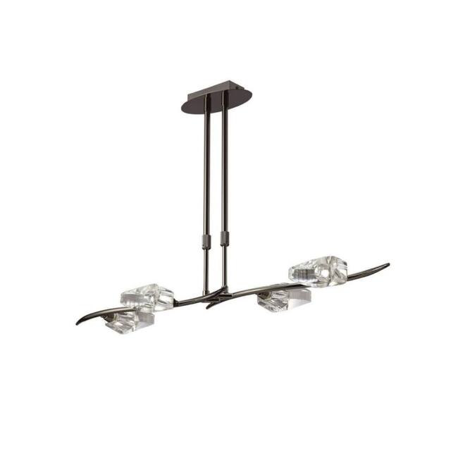 Netlighting Eclipse Telescopic 4 Light G9 Bar Black Chrome - image 1