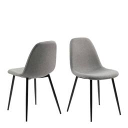 Wyld Haus Wellington Dining Set Natural Oak Effect Table Black Legs 4 Chairs - thumbnail 6