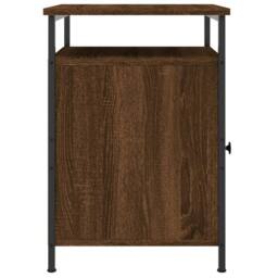 Berkfield Home Durable Bedside Cabinets 2 pcs Brown Oak 40x42x60 cm Engineered Wood - Size: 40 x 42 x 60 cm - thumbnail 8