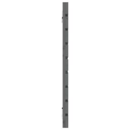 Berkfield Home Wall Headboard Grey 146x3x63 cm Solid Wood Pine - Size: 146 x 3 x 63 cm - thumbnail 5