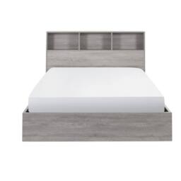 Cheshire Alder Ottoman Storage Bed - Grey Oak - Double (135cm) - thumbnail 5