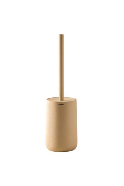 Cosmic Toilet Brush Free-standing Polyresin Soft Touch Sand Saona Collection in Light Sand - image 1