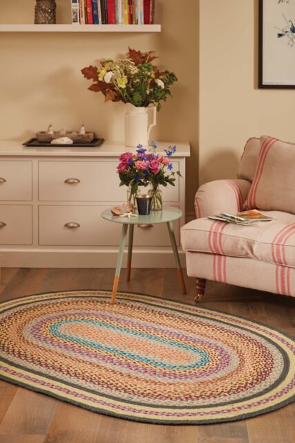 Origin Jute Extra Colourful Oval 160X230 - Size: 160 cm x 230 cm - image 1