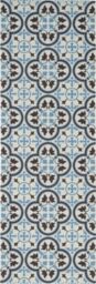 THE RUGS Patchwork Washable Runner Mat Non-Slip Kitchen Hallway 50x150 cm in Blue - Size: 50 cm x 150 cm - thumbnail 2