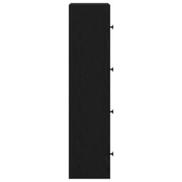 Berkfield Home Bookcase Black Oak 40x24x102 cm Engineered Wood - Size: 40 x 24 x 102 cm - thumbnail 6
