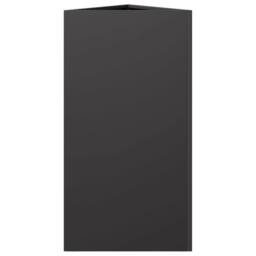 Berkfield Home Garden Planters 2 pcs Black Triangular 40x34.5x70 cm Steel - thumbnail 7