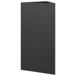Berkfield Home Garden Planters 2 pcs Black Triangular 40x34.5x70 cm Steel - thumbnail 8