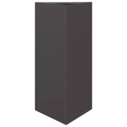 Berkfield Home Garden Planters 2 pcs Black Triangular 40x34.5x70 cm Steel - thumbnail 5