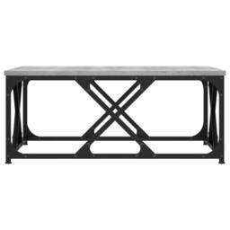 Berkfield Home Decorative Coffee Table Grey Sonoma 70x70x30 cm Engineered Wood - Size: 70 x 70 x 30 cm - thumbnail 4