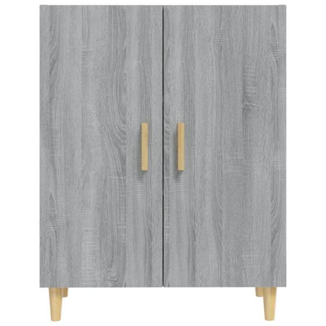 Berkfield Home Sideboard Grey Sonoma 70x34x90 cm Engineered Wood - Size: 70 x 34 x 90 cm - image 1