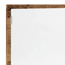 Berkfield Home LED Bathroom Mirror Old Wood 100x8.5x37 cm Engineered Wood in Brown - thumbnail 8