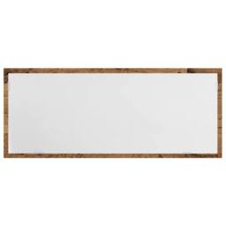 Berkfield Home LED Bathroom Mirror Old Wood 100x8.5x37 cm Engineered Wood in Brown - thumbnail 5