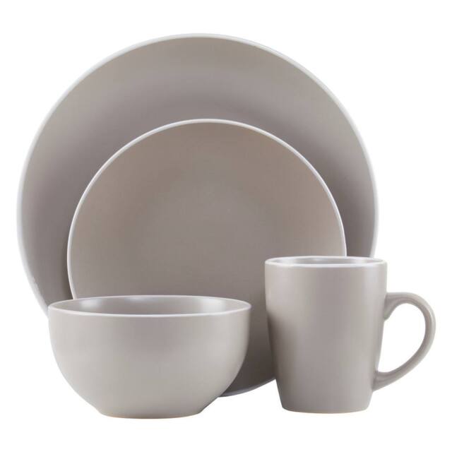 Orsina Elmira 16 Piece Stoneware Dinner Set in Grey - image 1