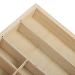 NESTLUNE 62Grids Wooden Display Case for 1/64 Model Car Diecast in Natural - thumbnail 5