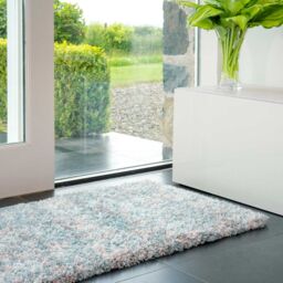 Kukoon Silver Blue Super Soft Shaggy Area Rug in Light Blue - Size: 200 cm x 290 cm - thumbnail 5