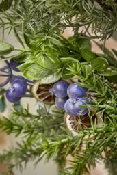 Dibor Giant Fruits of the Forest Front Door Wreath Christmas Wreath 53cm in Green - thumbnail 3