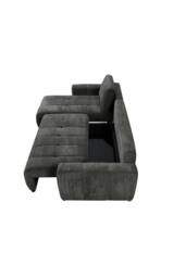 More4Homes Vienna 3 Seater Fabric Pull Out Sofa Bed in Grey - thumbnail 5