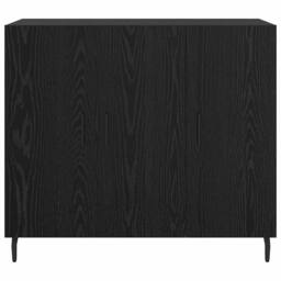 Berkfield Home Sideboard with Storage with Door Black 90 x 34 x 80 cm Engineered wood - thumbnail 6