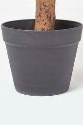 Homescapes Artificial Peony Tree in Black Pot, 100 cm Tall in Cream - thumbnail 4