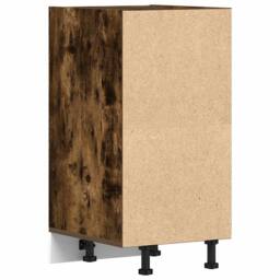 Berkfield Home Durable Bottom Cabinet Smoked Oak 40x44.5x81.5 cm Engineered Wood in Brown - thumbnail 6