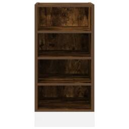 Berkfield Home Durable Bottom Cabinet Smoked Oak 40x44.5x81.5 cm Engineered Wood in Brown - thumbnail 4