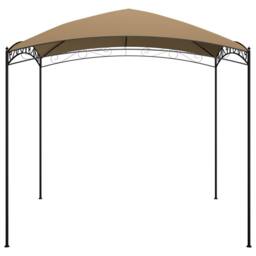 Berkfield Home Gazebo 3x3x2.65 m Taupe 180 g/m ² in Beige - thumbnail 3