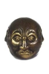 KDMD Four Face Buddha Brass Fengshui Ornament - 6cm, Peace & Serenity Decor in Gold - thumbnail 5