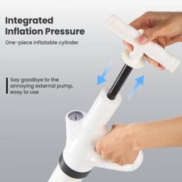 KORVIXA Toilet Plunger Unblocker Heavy Duty in White - thumbnail 4