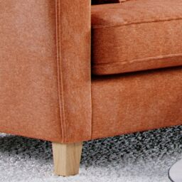 The Great Sofa Company Jackson 2 Seater Chenille Sofa in Terracotta - thumbnail 5