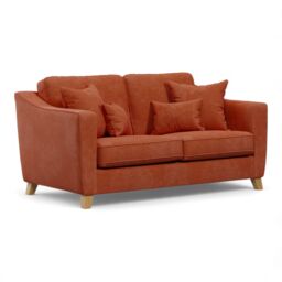 The Great Sofa Company Jackson 2 Seater Chenille Sofa in Terracotta - thumbnail 2