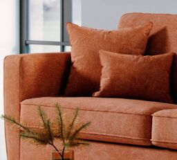 The Great Sofa Company Jackson 2 Seater Chenille Sofa in Terracotta - thumbnail 4