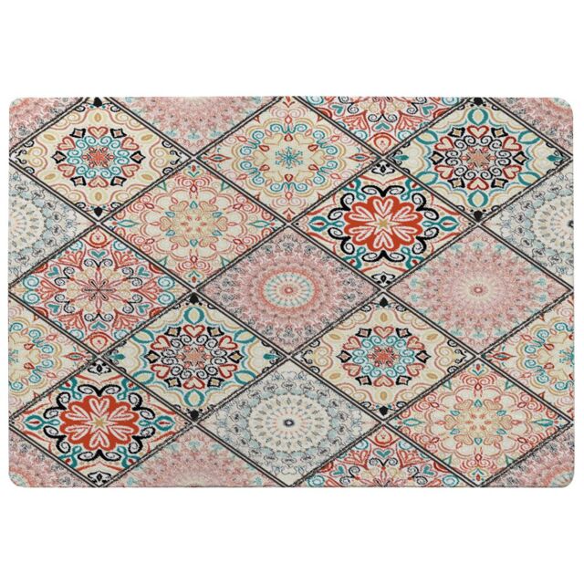 Benjamin Tate Design Luxury Oriental Tile Rug in Natural - Size: Large - image 1