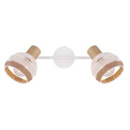 Netlighting Widy Twin Ceiling Spotlight White 2x E27 - thumbnail 4