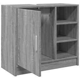 Berkfield Home Sink Cabinet Grey Sonoma 63x29x55 cm Engineered Wood - Size: 63 x 29 x 55 cm - thumbnail 5