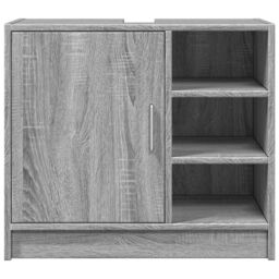 Berkfield Home Sink Cabinet Grey Sonoma 63x29x55 cm Engineered Wood - Size: 63 x 29 x 55 cm - thumbnail 4