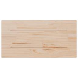 Berkfield Home Table Tops 2 pcs 80x40x2.5 cm Rectangular Solid Wood Pine in Light Tan - thumbnail 7