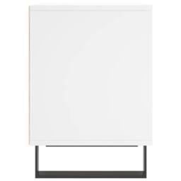 Berkfield Home Bedside Cabinet White 40x35x50 cm Engineered Wood - Size: 40 x 35 x 50 cm - thumbnail 5
