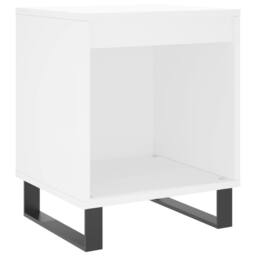 Berkfield Home Bedside Cabinet White 40x35x50 cm Engineered Wood - Size: 40 x 35 x 50 cm - thumbnail 1