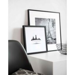 nielsen Quadrum A1 Wooden Picture Frame With Protective Glass Front in Dark Brown - thumbnail 4