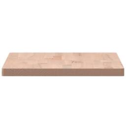 Berkfield Home Table Top 60x40x2.5 cm Rectangular Solid Wood Beech in Light Brown - thumbnail 5