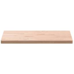 Berkfield Home Table Top 60x40x2.5 cm Rectangular Solid Wood Beech in Light Brown - thumbnail 4
