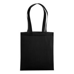 Westford Mill Premium Cotton Tote Bag in Black - thumbnail 1