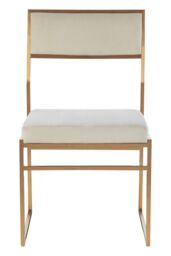 Orsina Elegant Design Dining Chair, Durable & Functional Restaurant Chair, Comfortable Modern Dining Chair in Gold - thumbnail 6